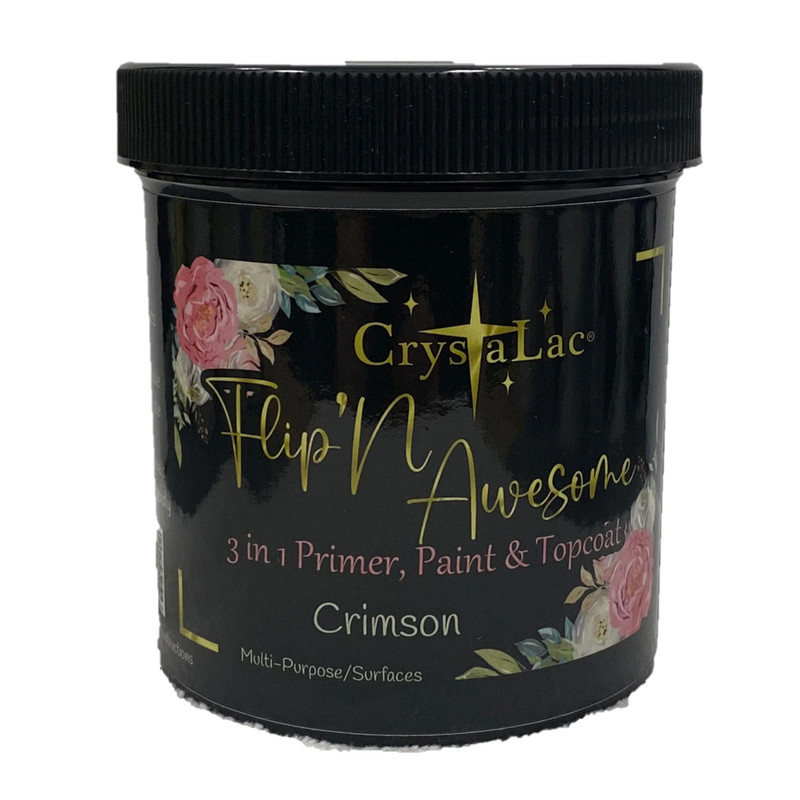 Flip'N Awesome Paint Primer and Top Coat - Color:Crimson Red - Size:1 Pint